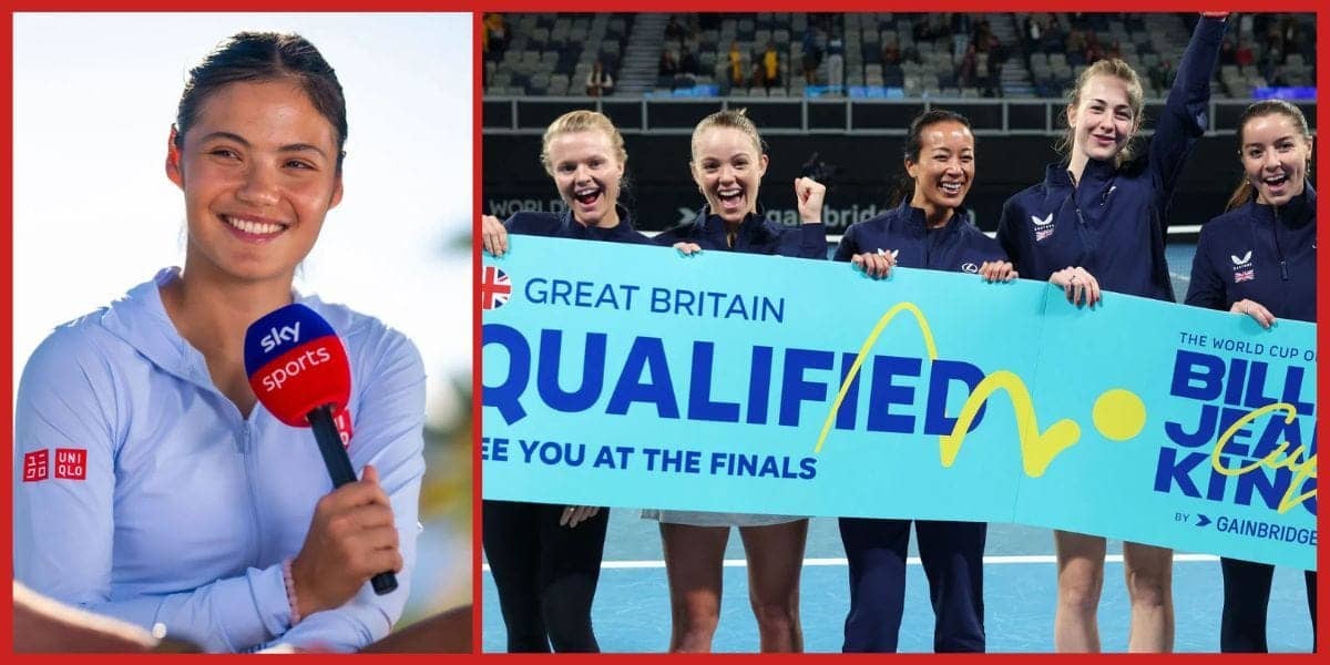 Emma Raducanu Celebrates as Britain Dominates BJK Cup Qualifiers