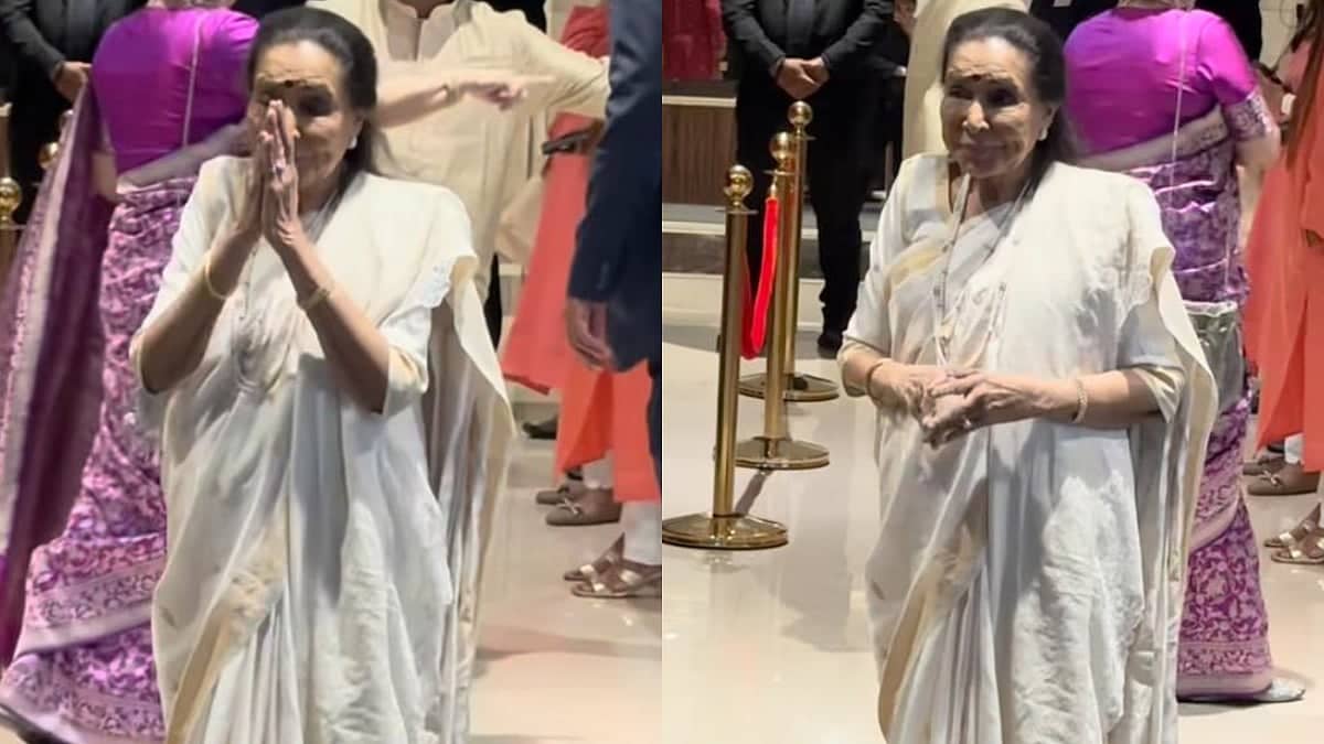 Asha Bhosle Dazzles at Arjun Tendulkar's Wedding Bash