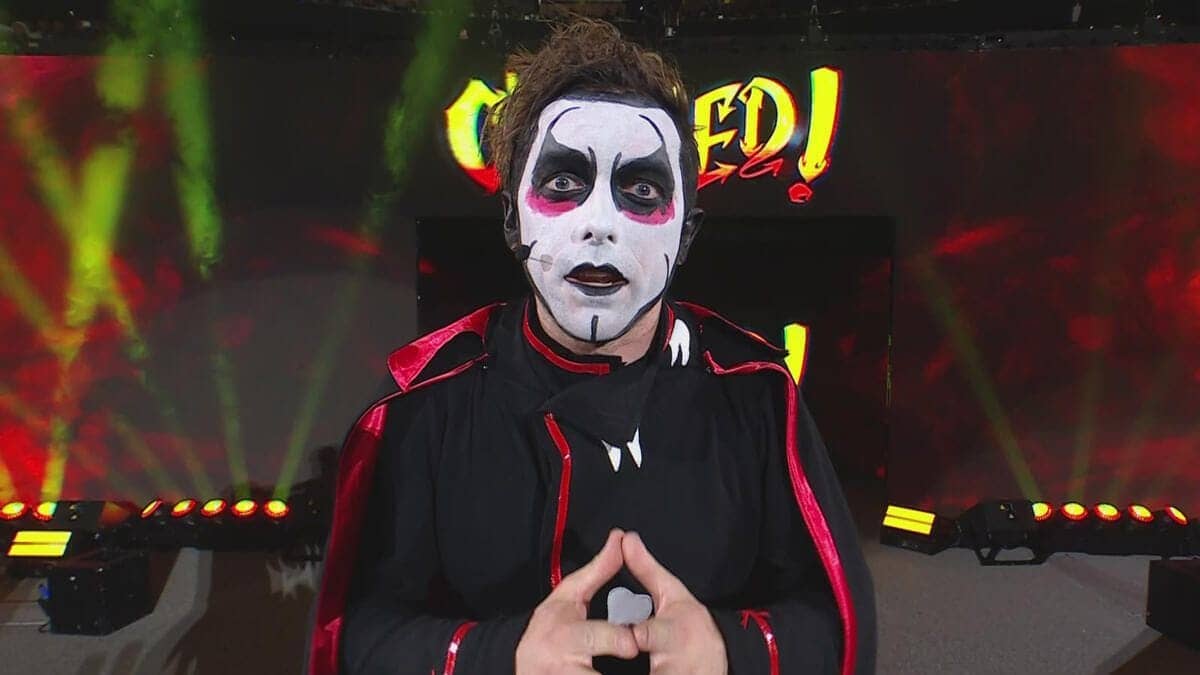 Aleister Black Smoothly Shuts Down Danhausen's Curse Attempt