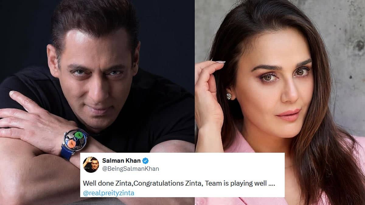 Salman Khan Celebrates Preity Zinta's Punjab Kings IPL Success