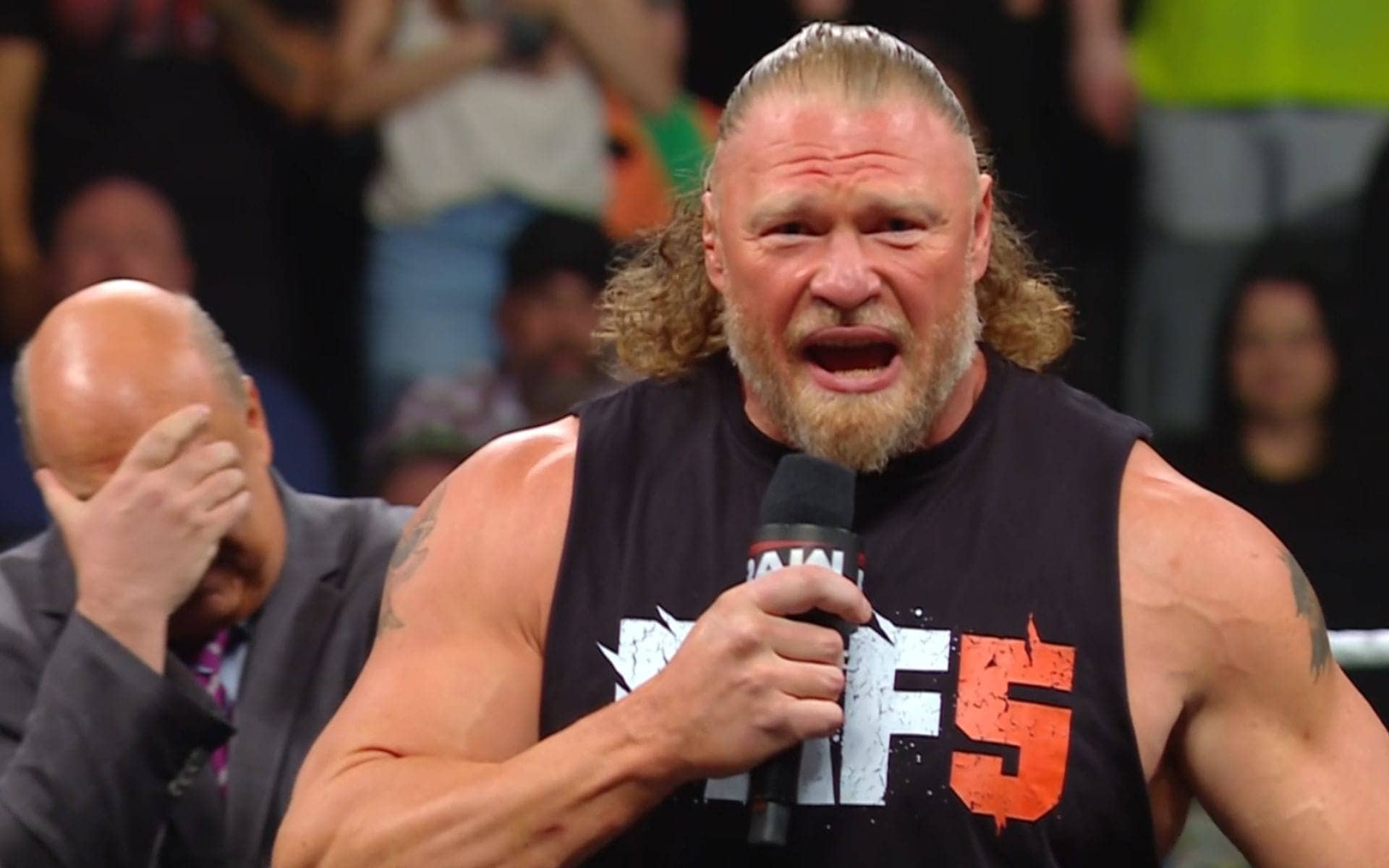 Brock Lesnar's 9-Word Warning to Oba Femi Before Mania