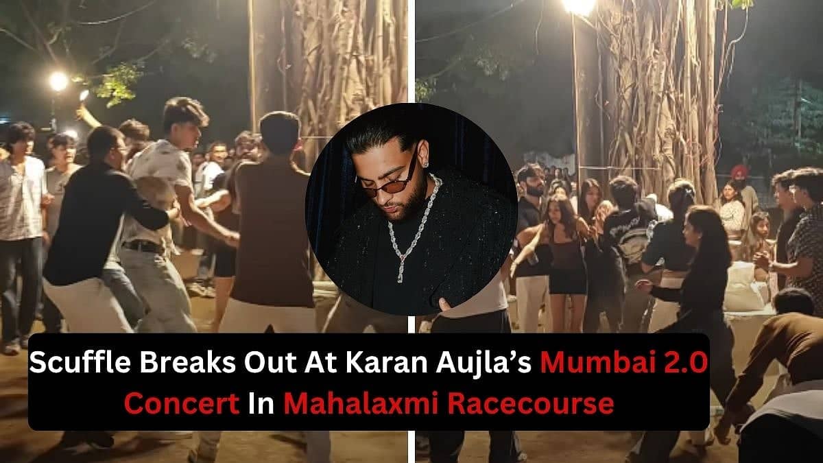 Karan Aujla's Mumbai Concert: Punches Fly, Music Soars!