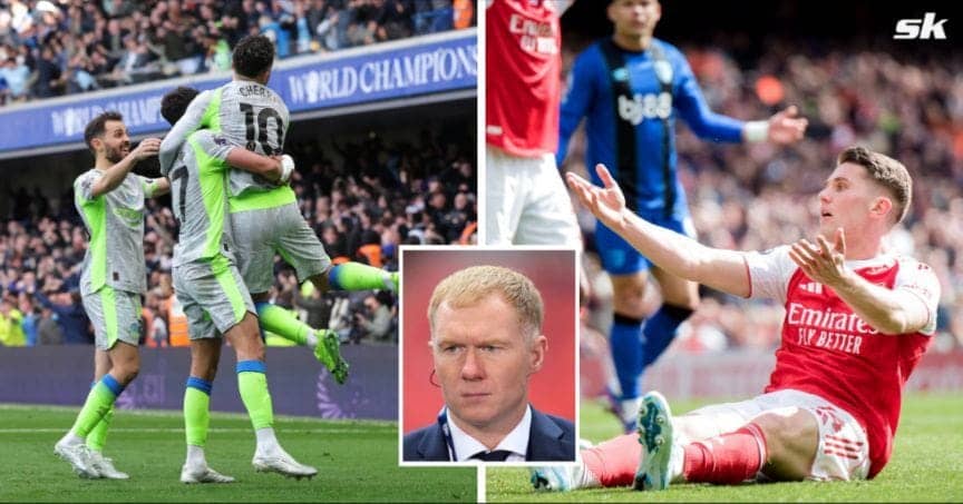 Paul Scholes Predicts City Will Crush Arsenal in Title Race