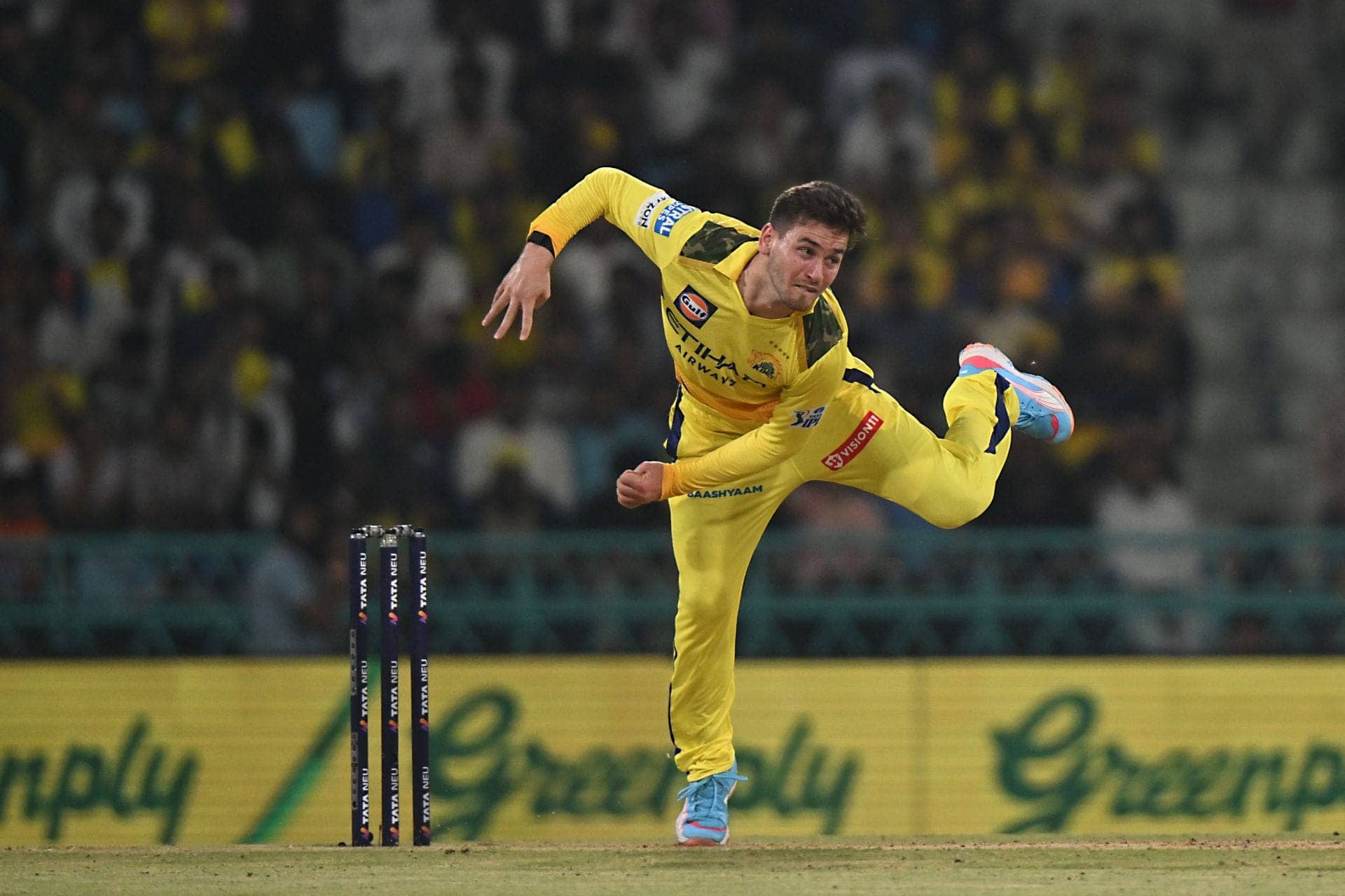 Noor Ahmad's Spell: Two Wickets in a Flash for CSK!