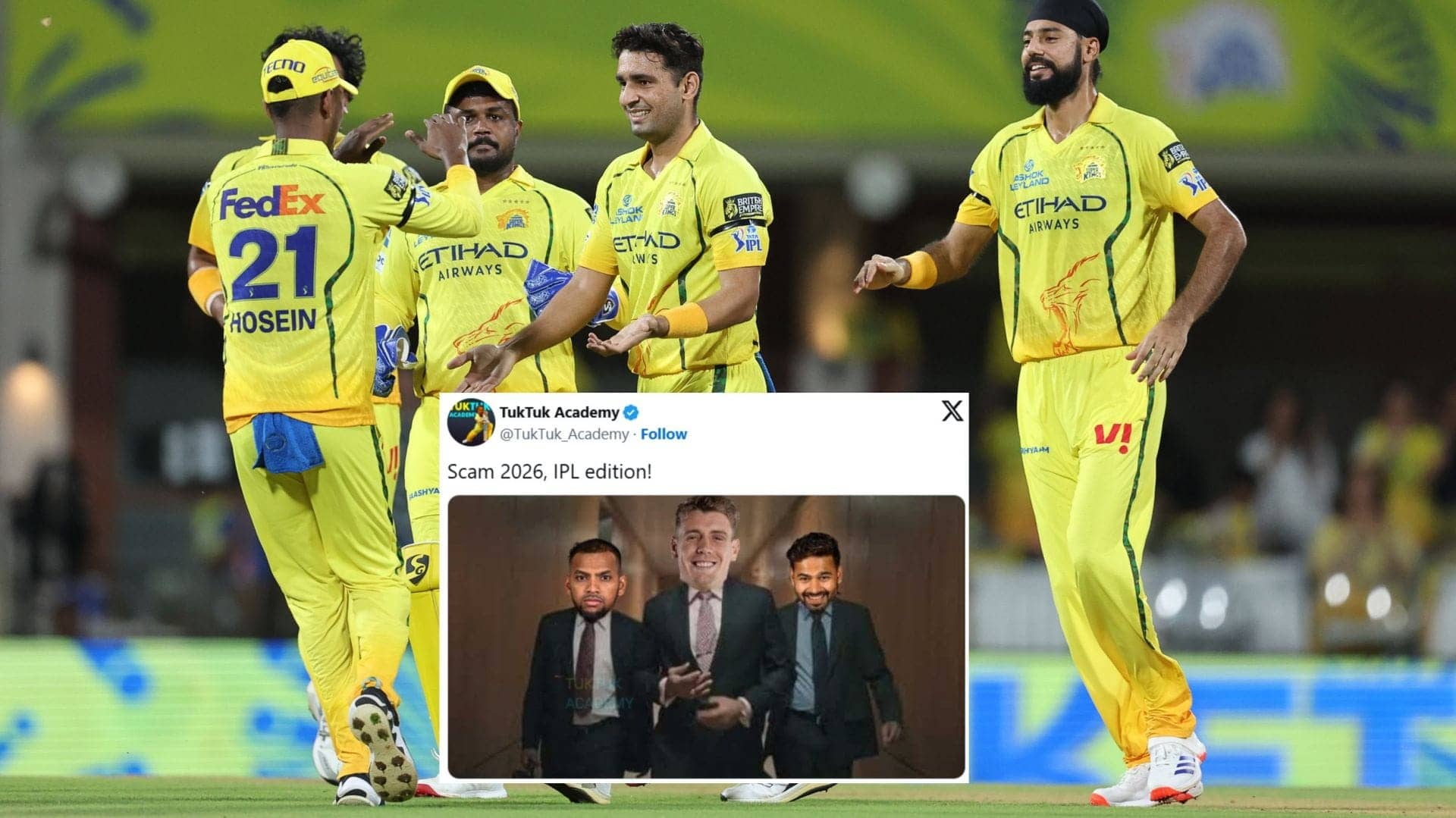 CSK's Epic Win Over KKR: Fans React with Hilarious Memes!