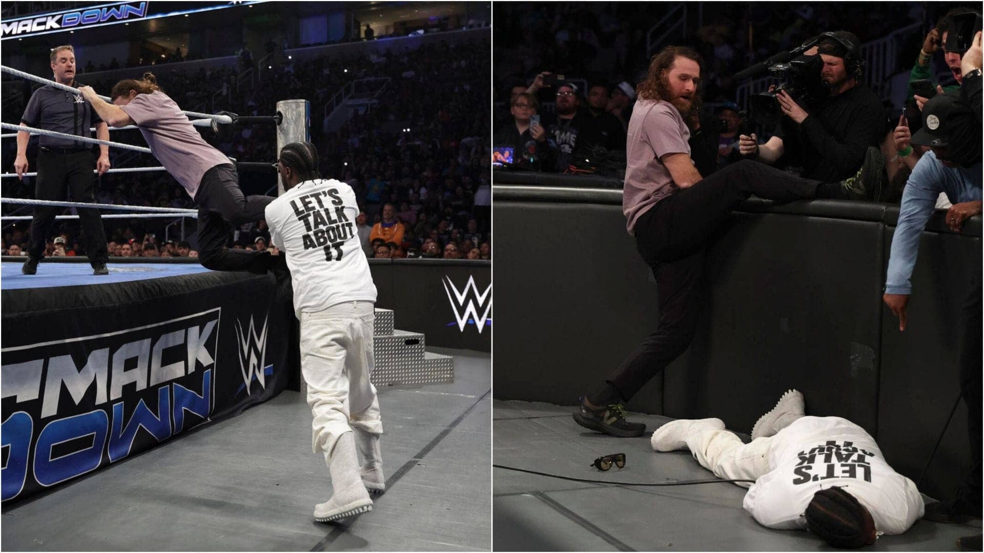 Sami Zayn Kicks Lil Yachty, Asks How He's Feeling, Dawg