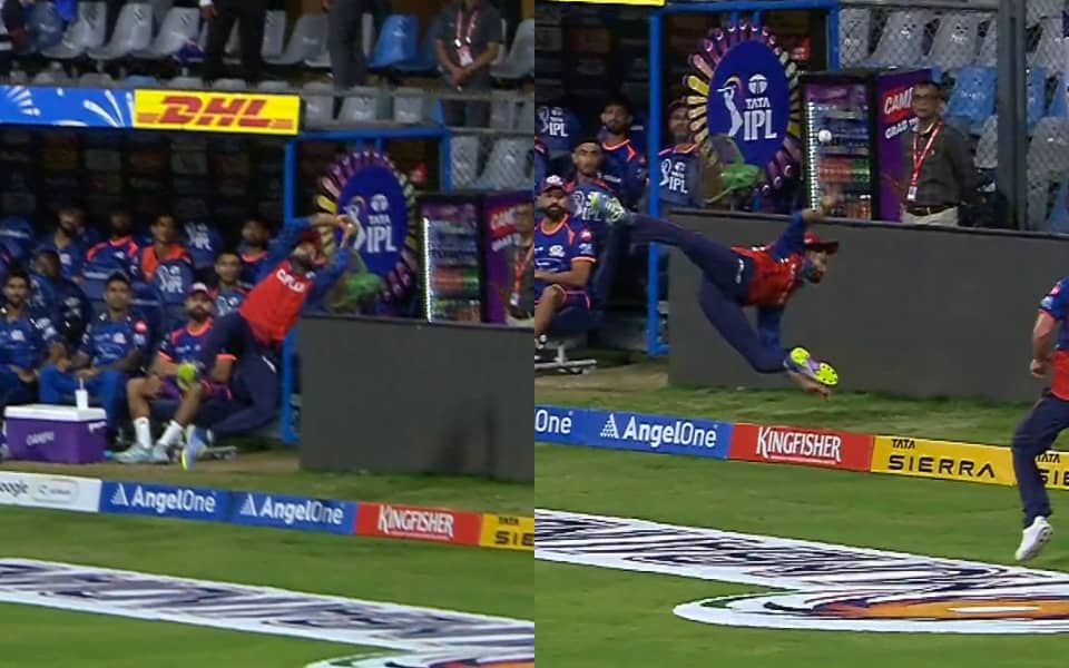 Shreyas Iyer's Super Catch Shocks MI and Ends Hardik's Innings