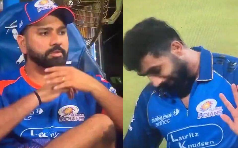 Rohit Sharma's Frustration as MI Stumbles Against PBKS