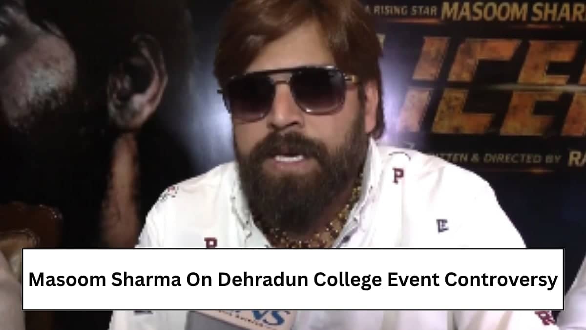 Masoom Sharma Sparks Controversy at Dehradun College Event