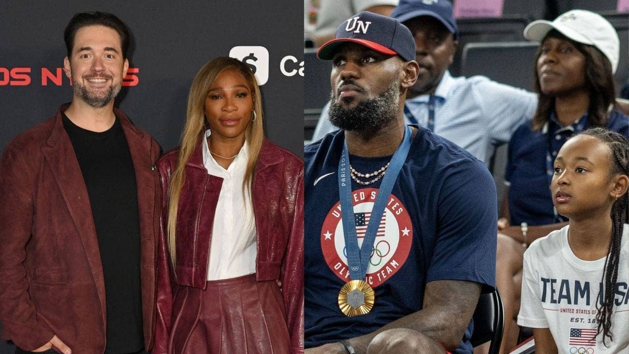 Alexis Ohanian Celebrates LeBron's Daughter Zhuri at LOVB Champs