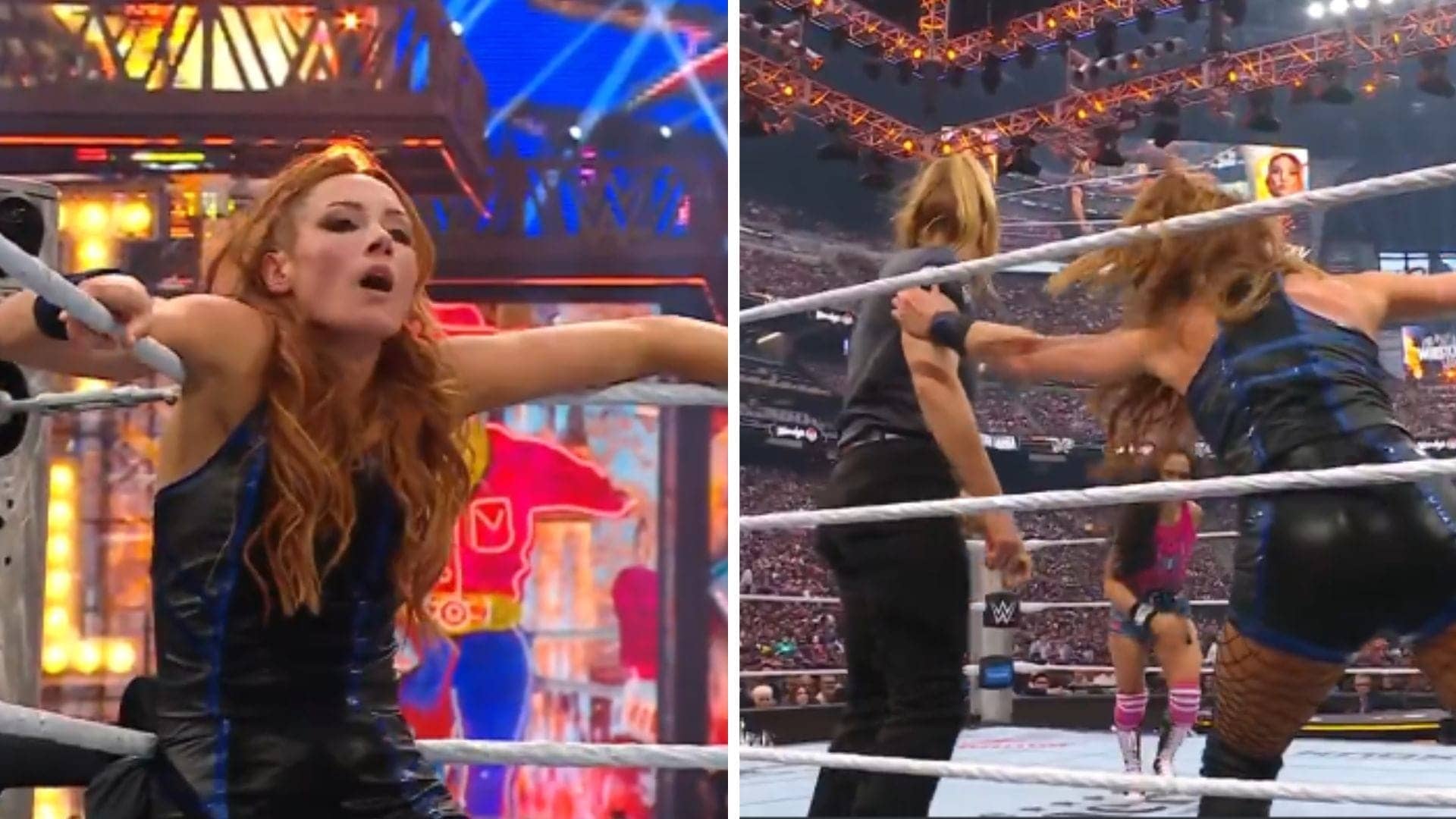 Becky Lynch ki referee se jhagde ki kahani WrestleMania par