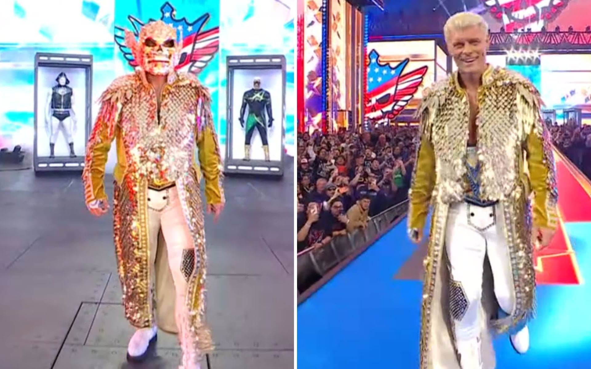 Cody Rhodes' legendary entrance lights up WrestleMania 42