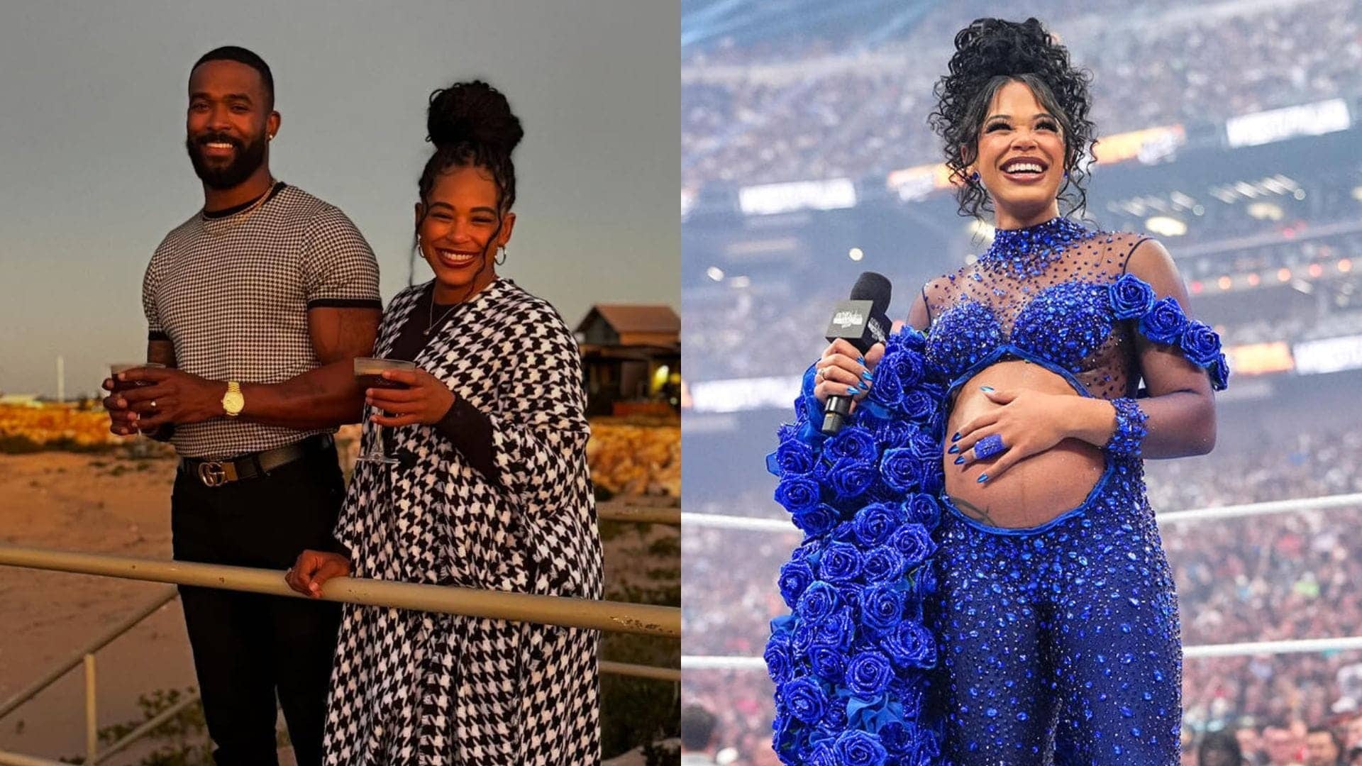 Montez Ford reveals baby news after WWE RAW in Vegas fun