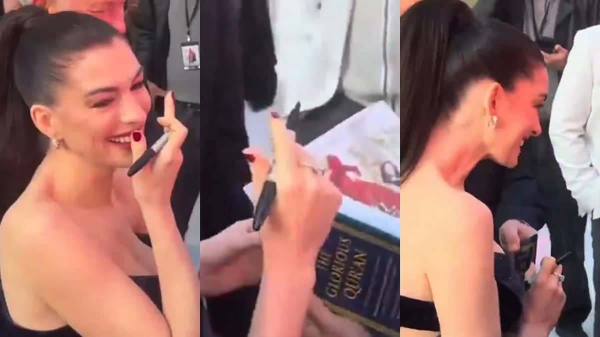 Anne Hathaway's Enchanting Quran Gift at Premiere Sparks Buzz