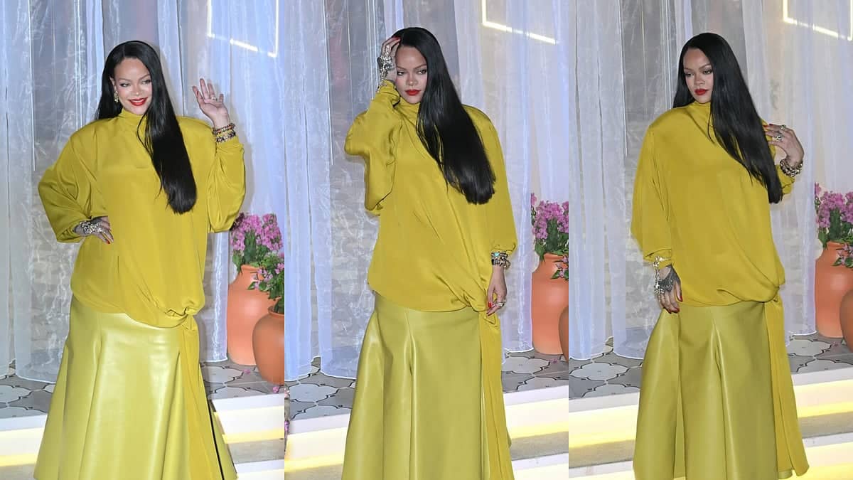 Rihanna Struts into Mumbai for Fenty Beauty Bash!
