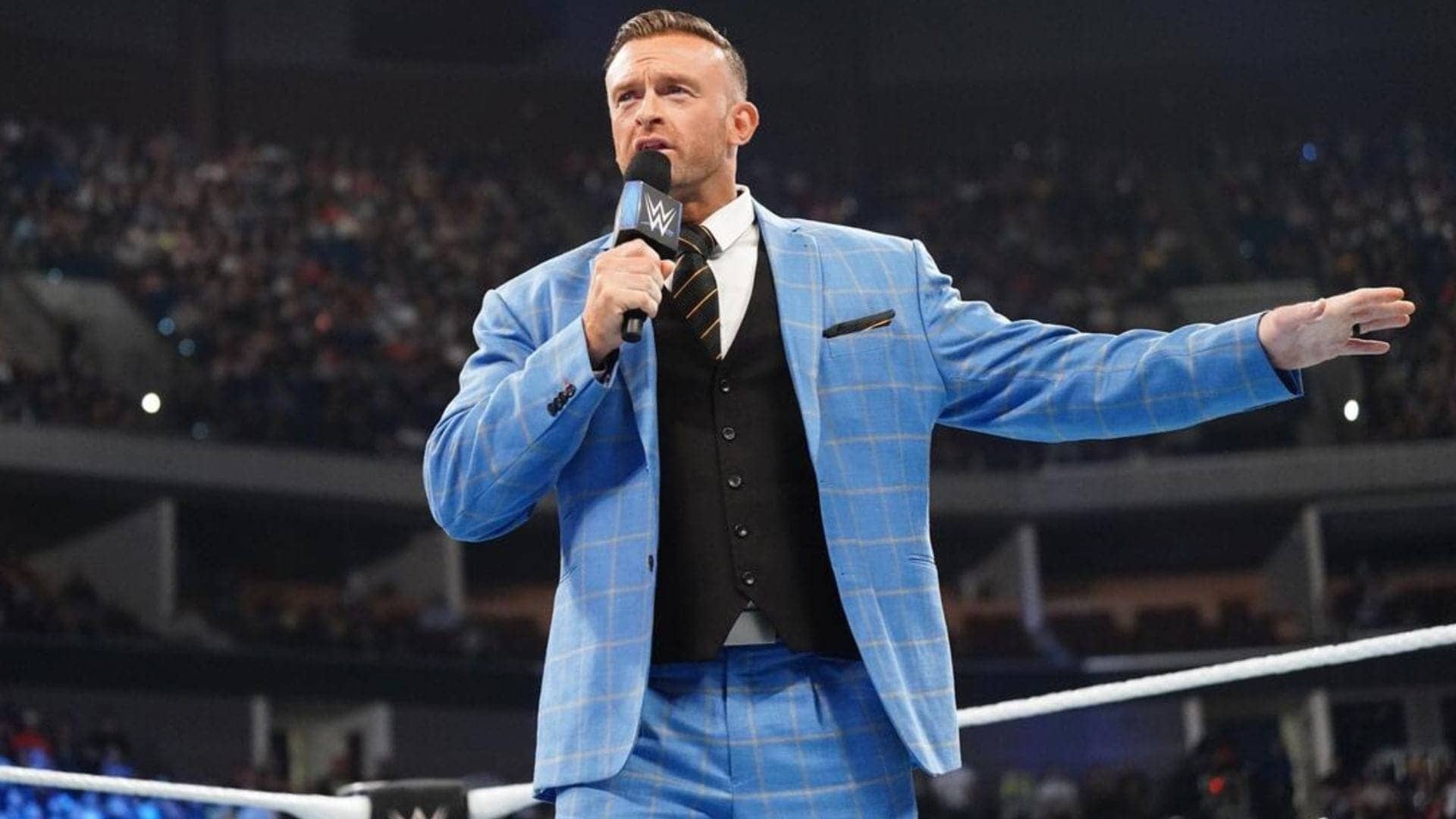 Nick Aldis Flexes Before WWE SmackDown, McIntyre Wants In!