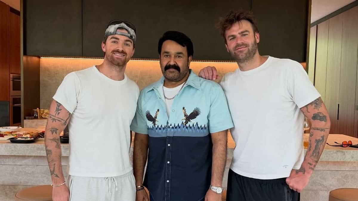 Chainsmokers and Mohanlal's Epic Dallas Crossover Moment
