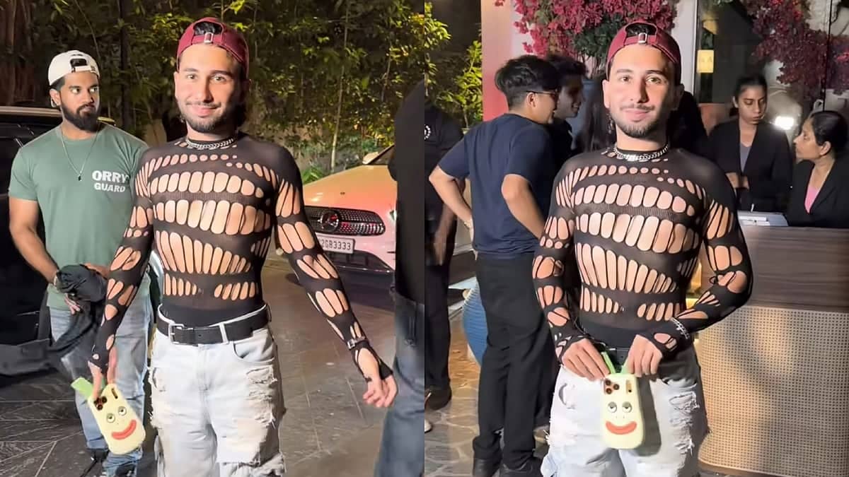 Orry’s Sheer Black Top Sparks Wild Reactions at Mumbai Party
