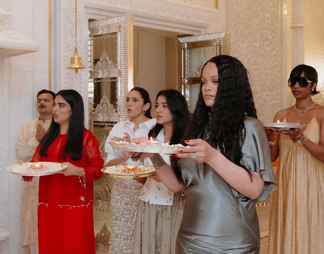Rihanna's Colorful Mumbai Celebration with the Ambanis