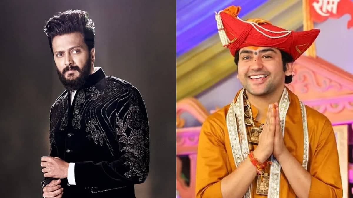 Riteish Deshmukh Takes Aim at Bageshwar Baba's Shivaji Comments