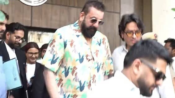 Sanjay Dutt Charges Into NCW, Leaves Media in the Dust
