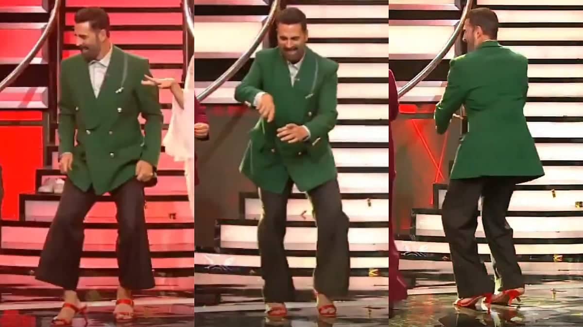 Akshay Kumar Dances in Heels, Breaks Them, and Wins Hearts