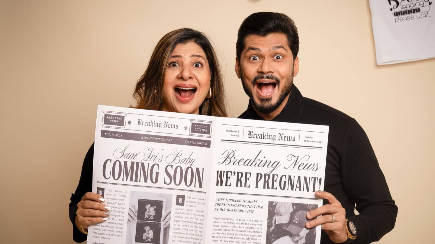 Sambhavna Seth and Avinash Prepare for a Magical Baby Arrival
