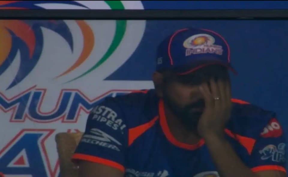 Mumbai Indians Stumble as Rohit Sharma Hides His Face