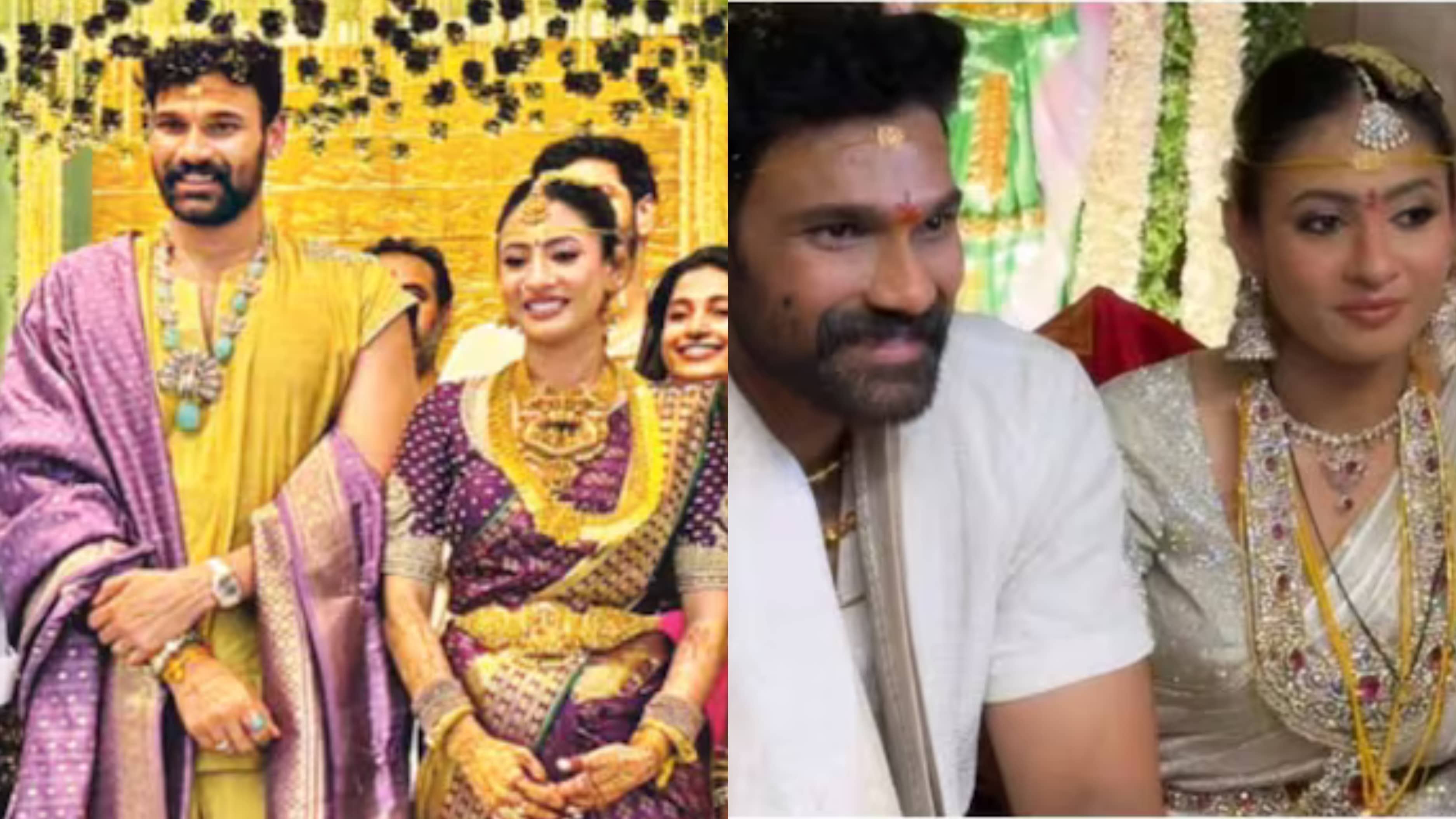 Bellamkonda Sai Sreenivas and Kavya Reddy's Sweet Temple Wedding