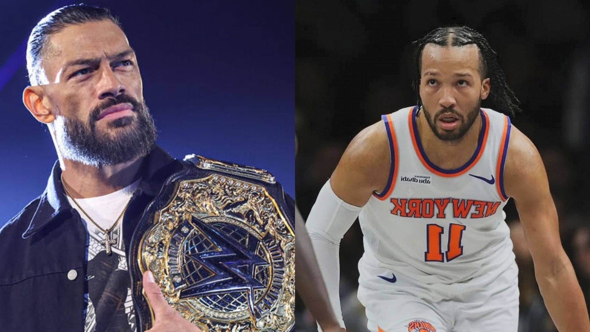 Knicks' Jalen Brunson Celebrates Roman Reigns' Big Win!