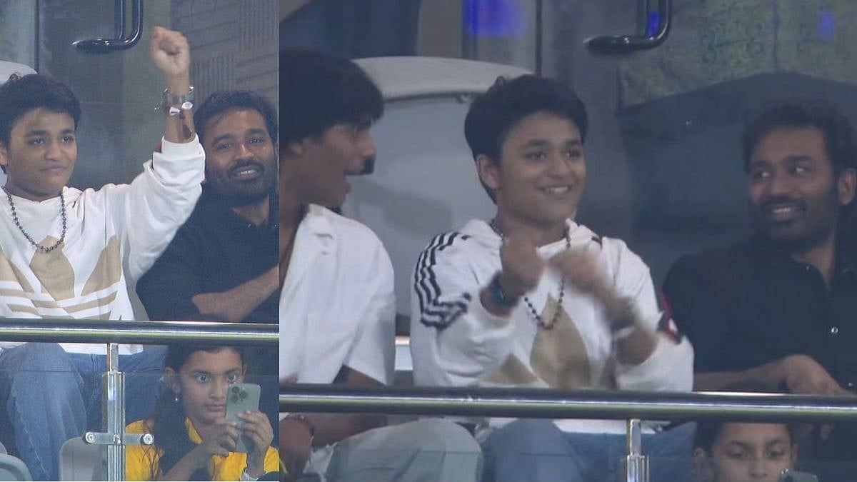 Dhanush Aur Uske Beton Ka Dhamaka Cheer Chepauk Mein