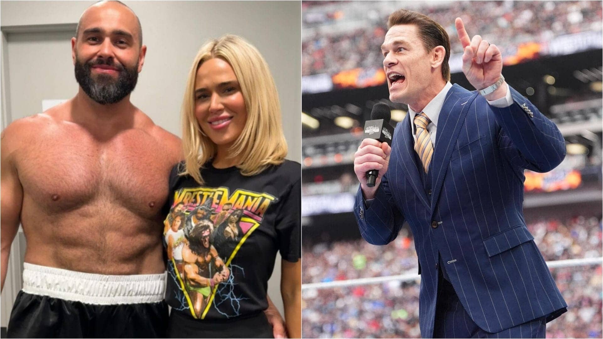 Rusev and Lana Share Heartfelt Moments with Family and Cena