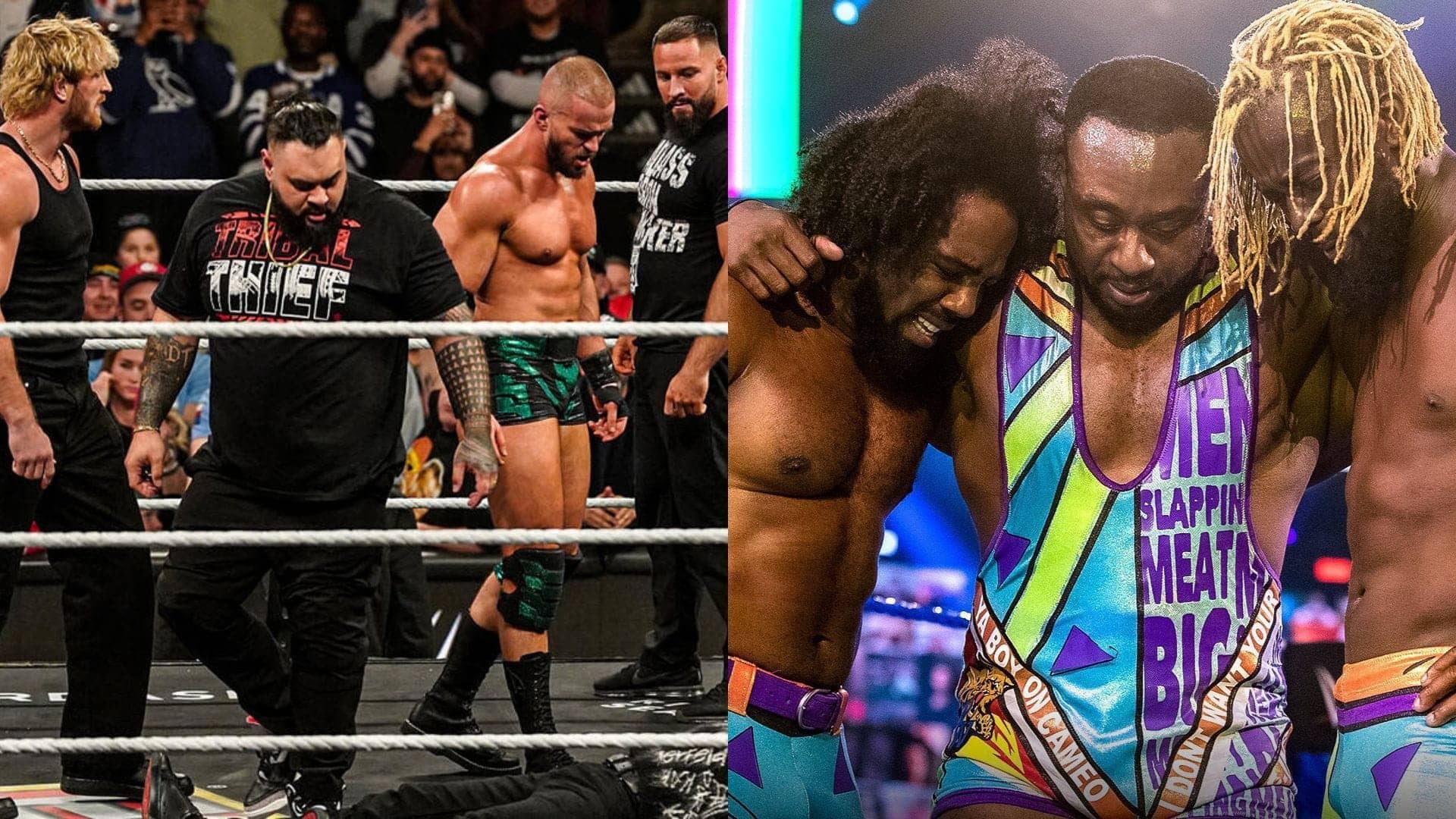 Austin Theory Shouts Out The New Day as They Exit WWE