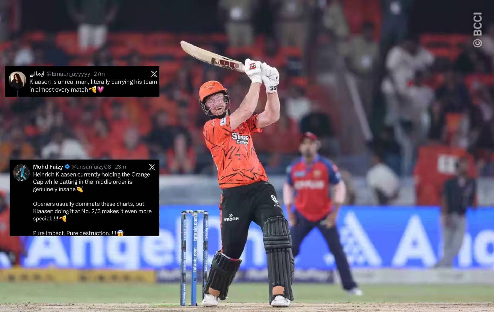 Klaasen's Batting Wizardry: SRH Star Dazzles Again