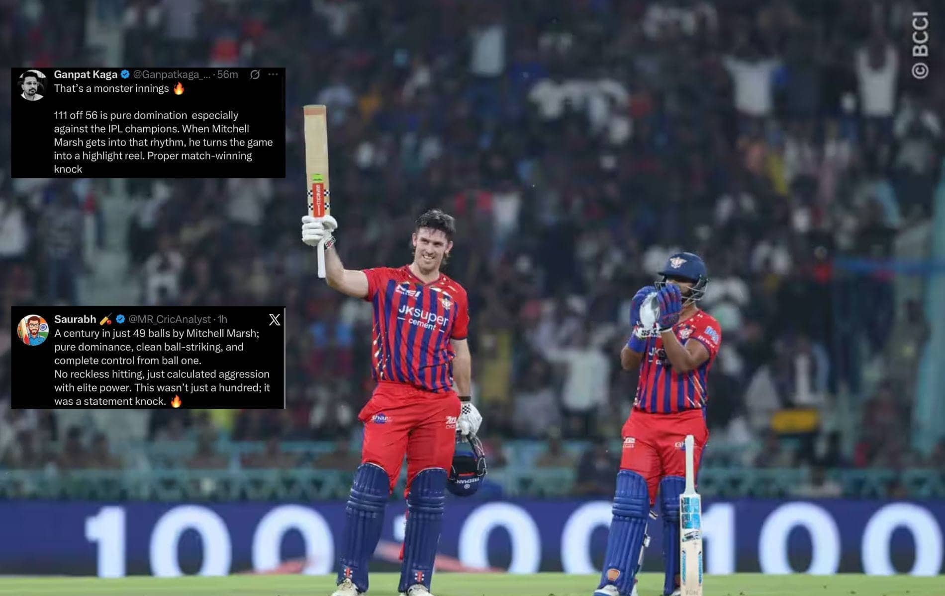 Mitchell Marsh Blazes 111, Turns Game into a Highlight Reel