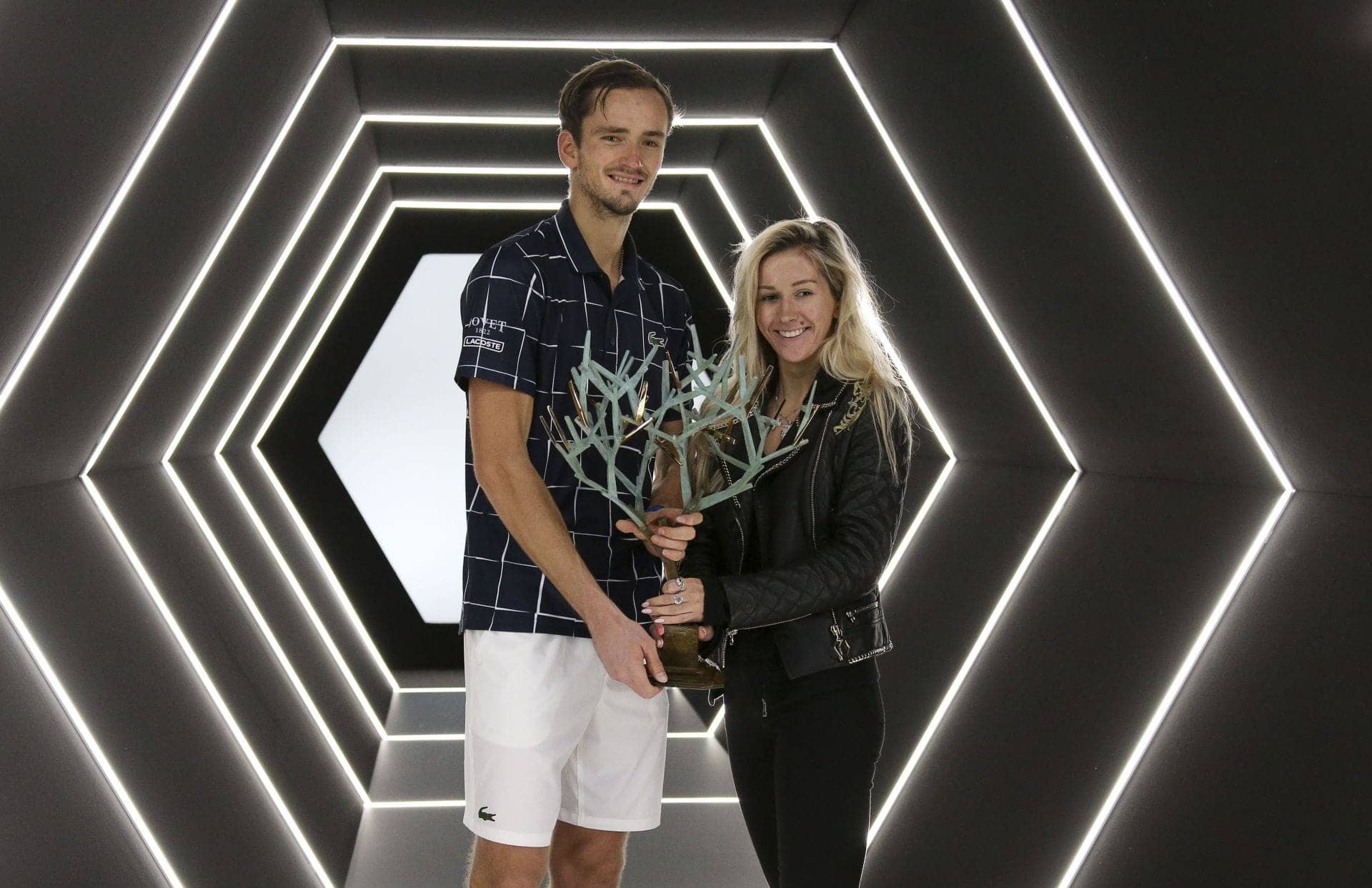Daniil Medvedev's Wife Daria Soaks Up Sun While He Plays