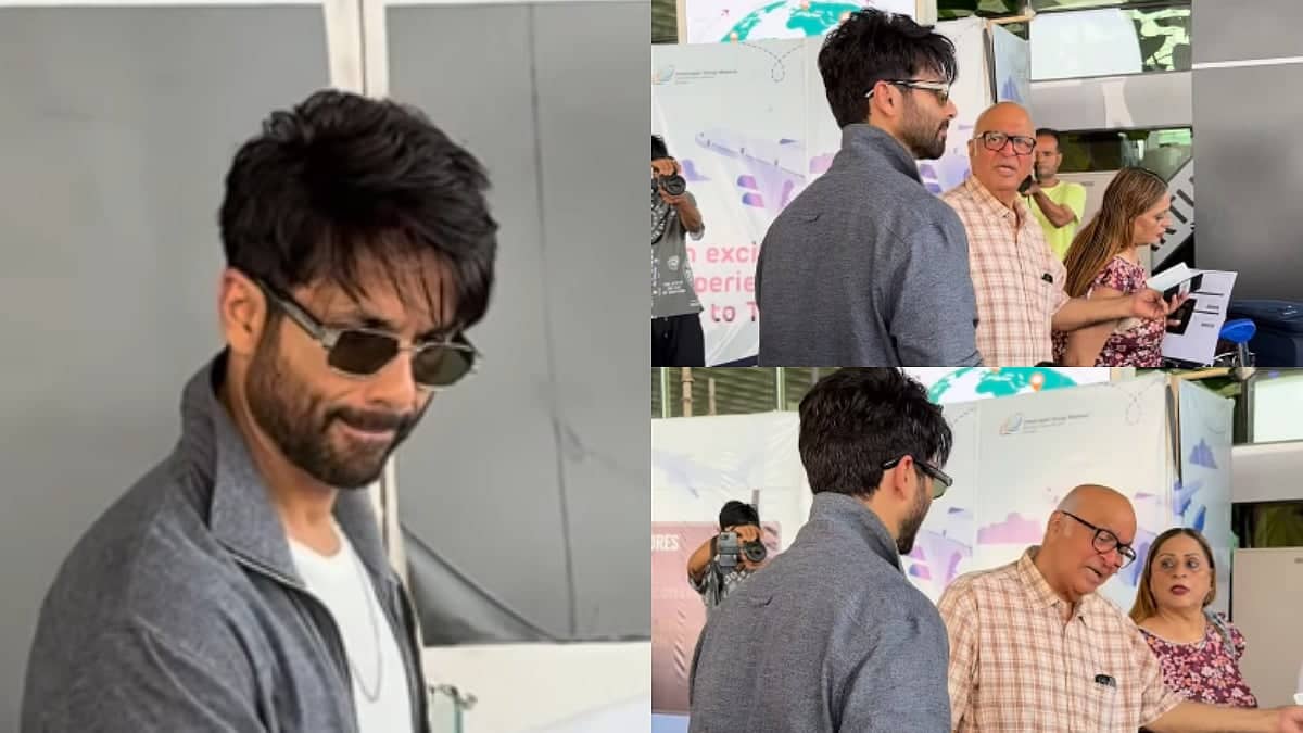 Shahid Kapoor's Heartwarming Airport Queue Moment Goes Viral