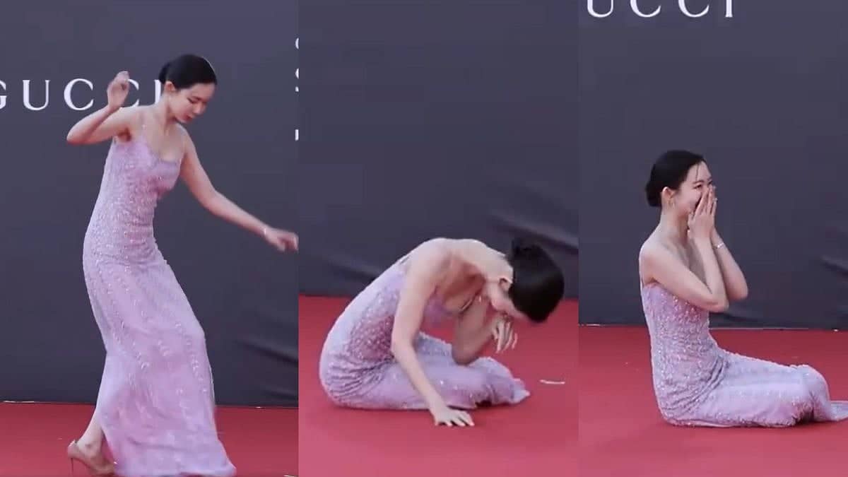 Shin Hyun-bin Ka Red Carpet Par Cute Fall Aur Drama
