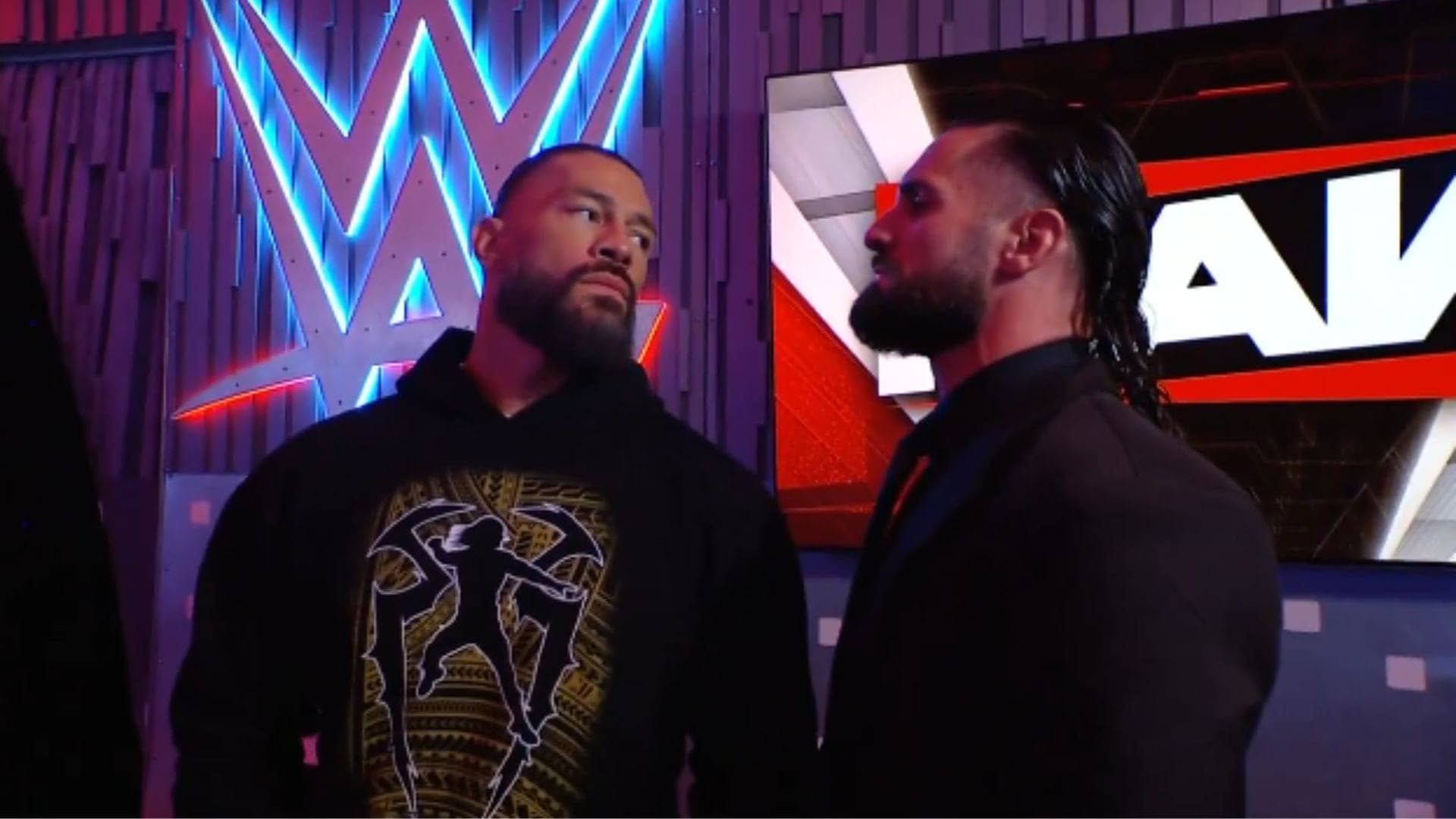 Seth Rollins Playfully Jabs at Roman Reigns at WWE Backlash