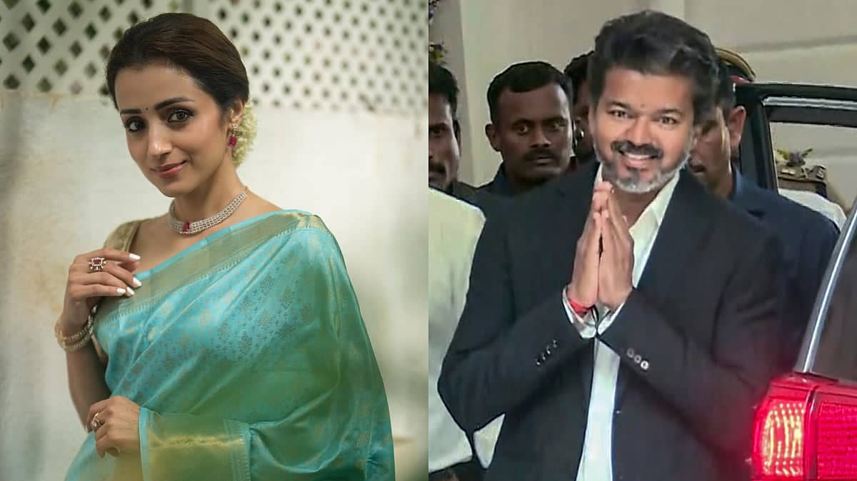 Trisha Krishnan Steals the Show at Vijay's Oath Ceremony