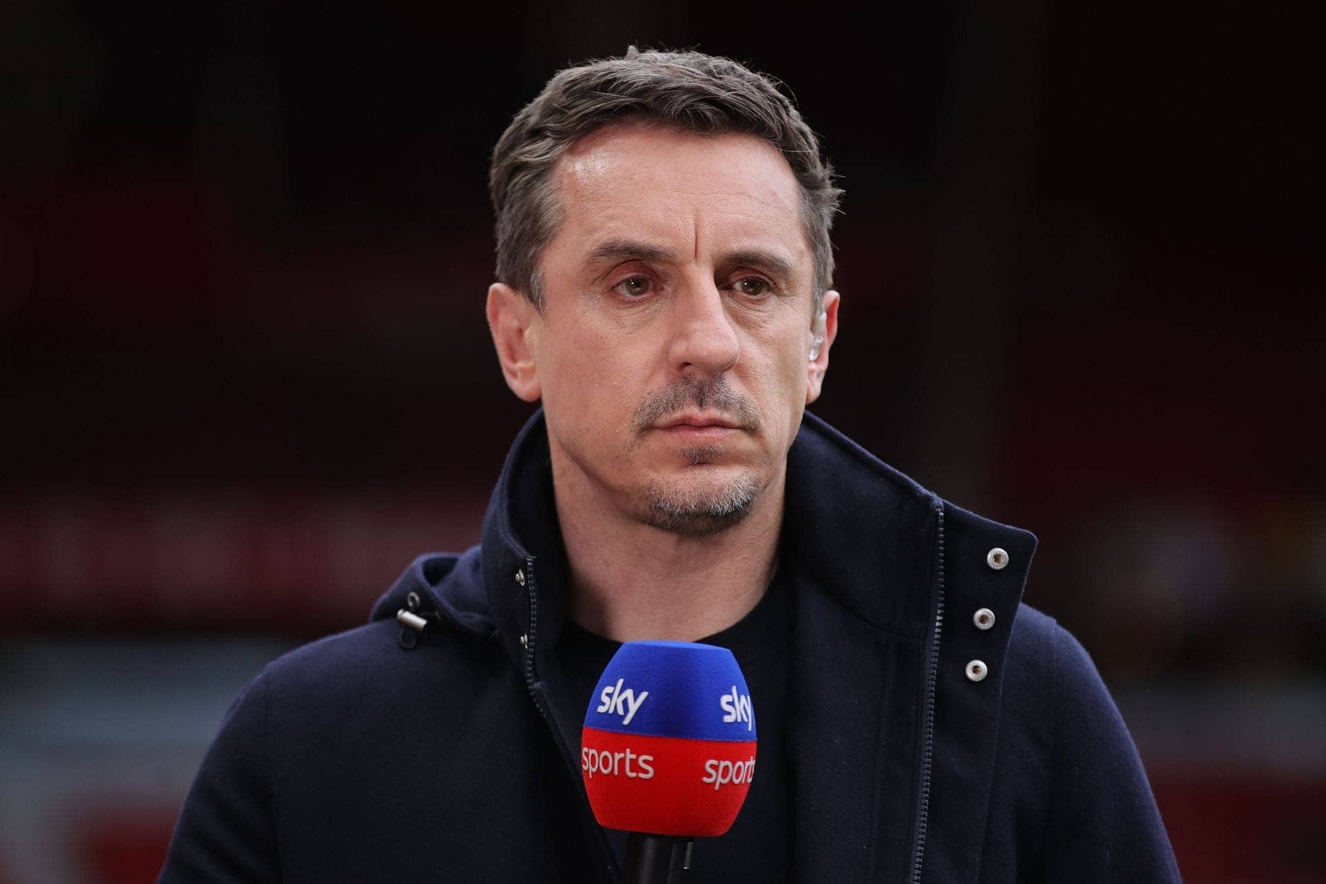 "Asking for trouble" - Gary Neville criticizes 'pretty weak' Arsenal star and makes Premier League title claim