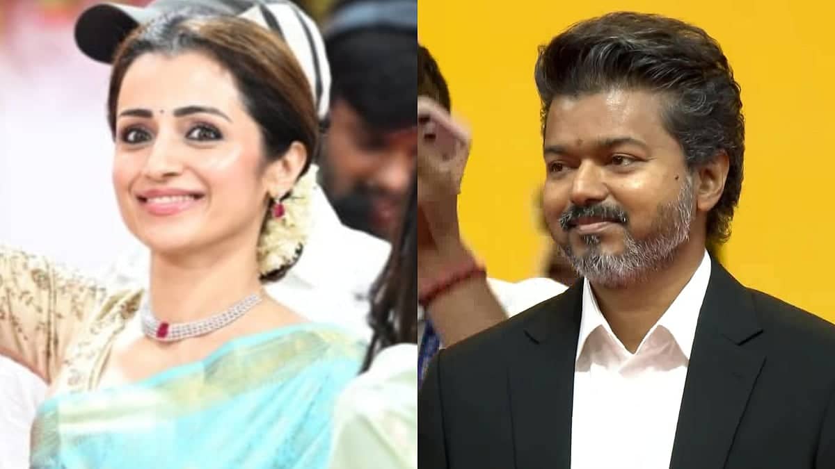 Trisha's Saree Sparks a Hilarious Showdown at Vijay's Ceremony