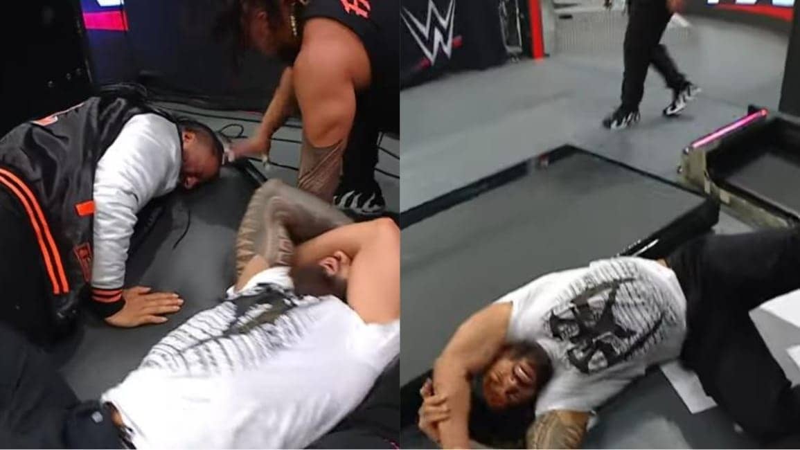 Roman Reigns Takes a Tumble on RAW: Ouch, That Hurts!