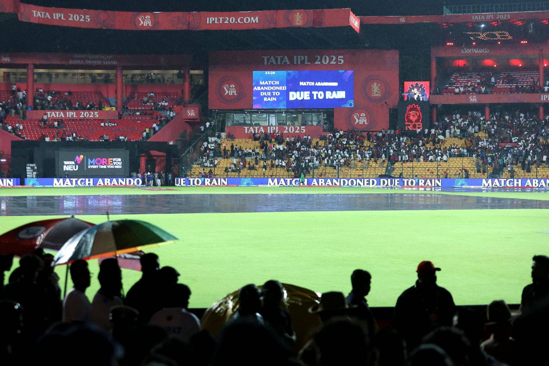 Rain Delay in RCB vs KKR IPL 2026: What's the Cut-Off Time?