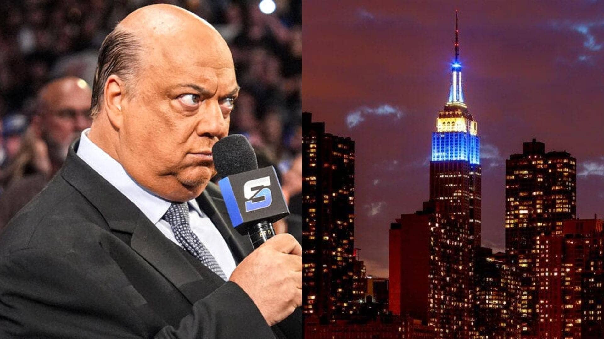 Empire State Lights Up for Paul Heyman, the Wrestling Legend!