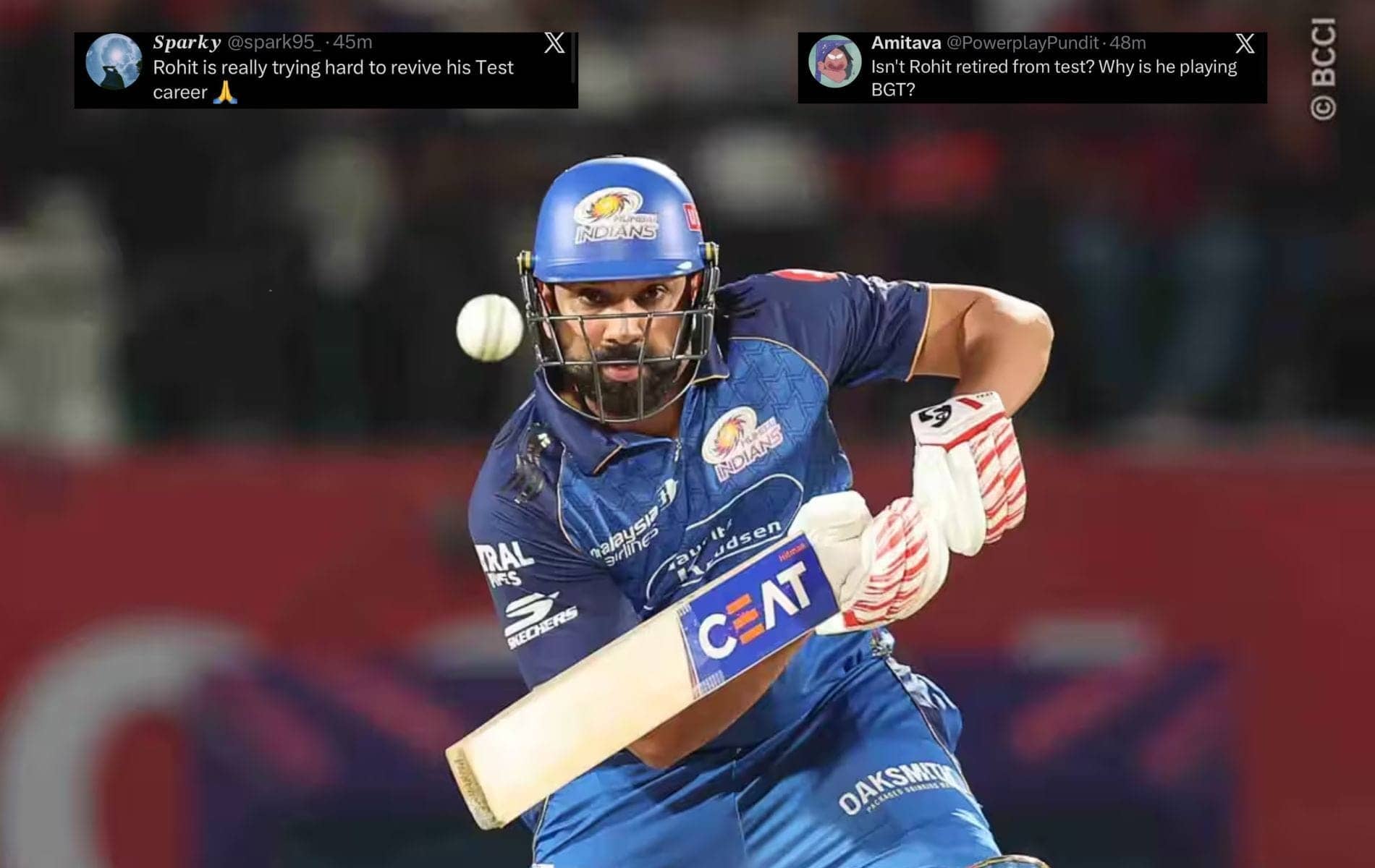 Rohit Sharma's Slow Knock Ignites Social Media Frenzy
