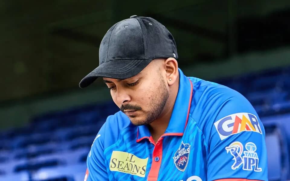 Aakash Chopra demands Prithvi Shaw in DC's lineup against RR