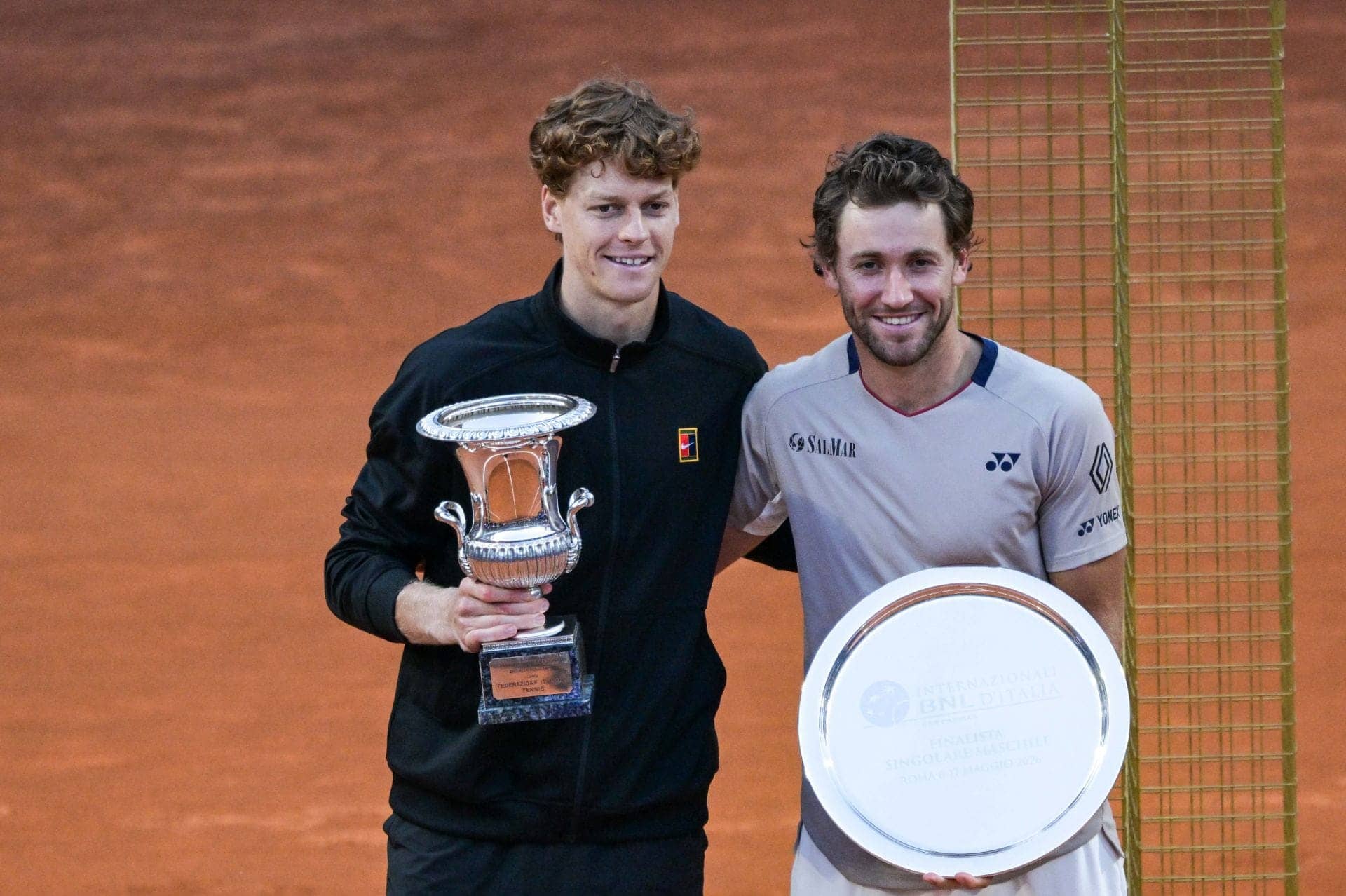 Sinner Triumphs at Italian Open, Ruud Jokes About Soccer Team