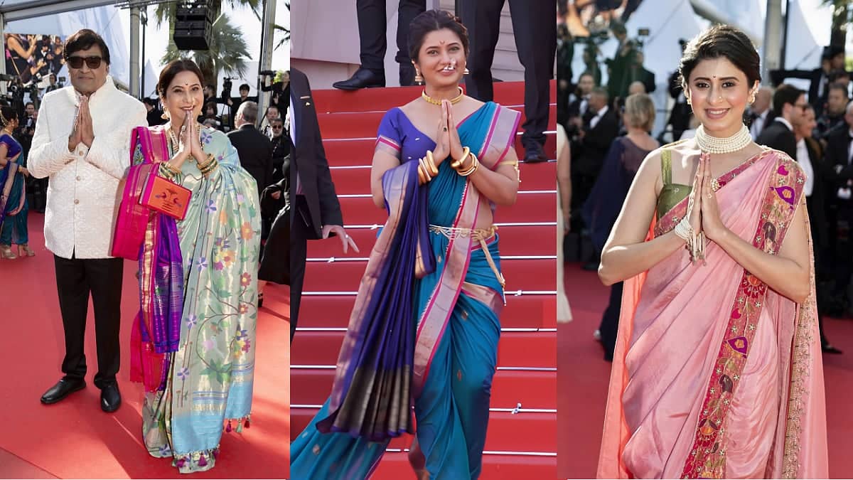 Maharashtrian Stars Electrify Cannes Red Carpet Like Champions