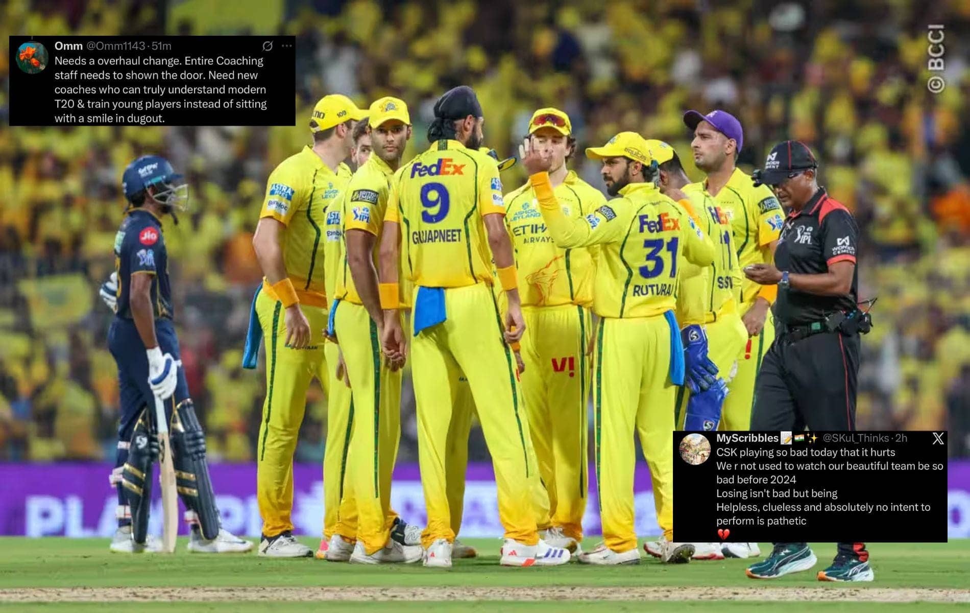 CSK's IPL Dreams Crushed in Humiliating 89-Run Loss